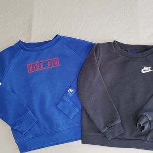 Nike sweatshirts, boys 4t - 2 pack